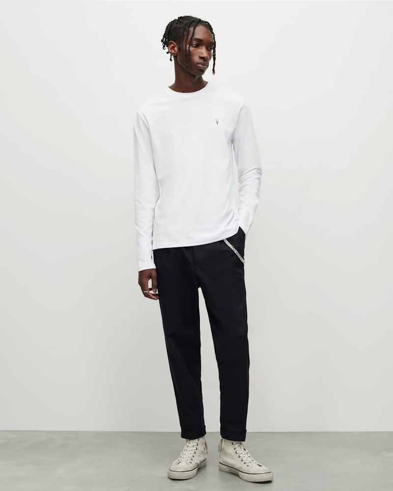 BRACE BRUSHED COTTON LONG SLEEVE T-SHIRT 5