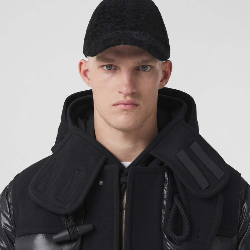 Nylon and Technical Wool Down-filled Duffle Coat 3