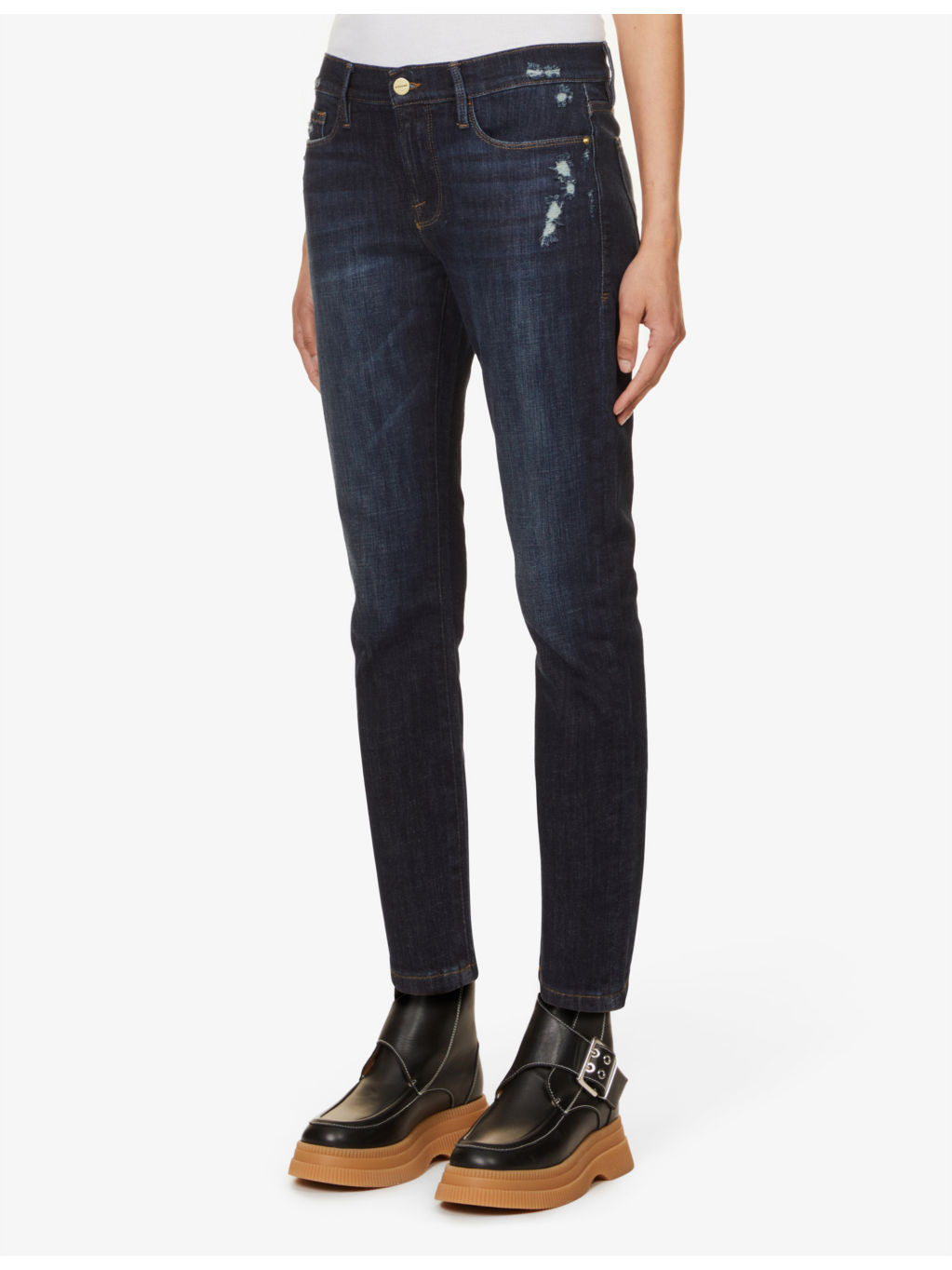Le Garcon straight-leg mid-rise stretch-denim jeans - 3