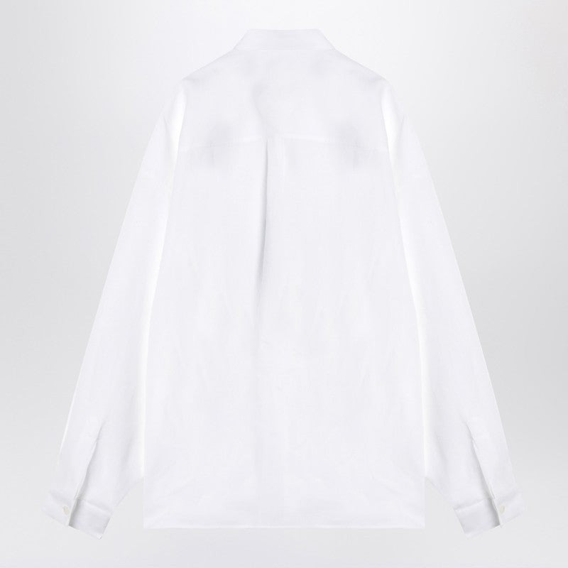 Dolce&Gabbana White Linen Shirt Men - 2