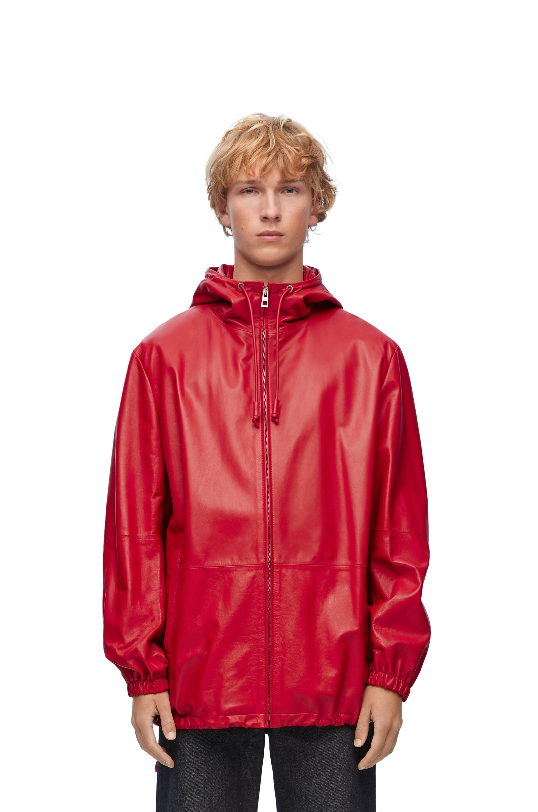 Hooded jacket in nappa lambskin - 3