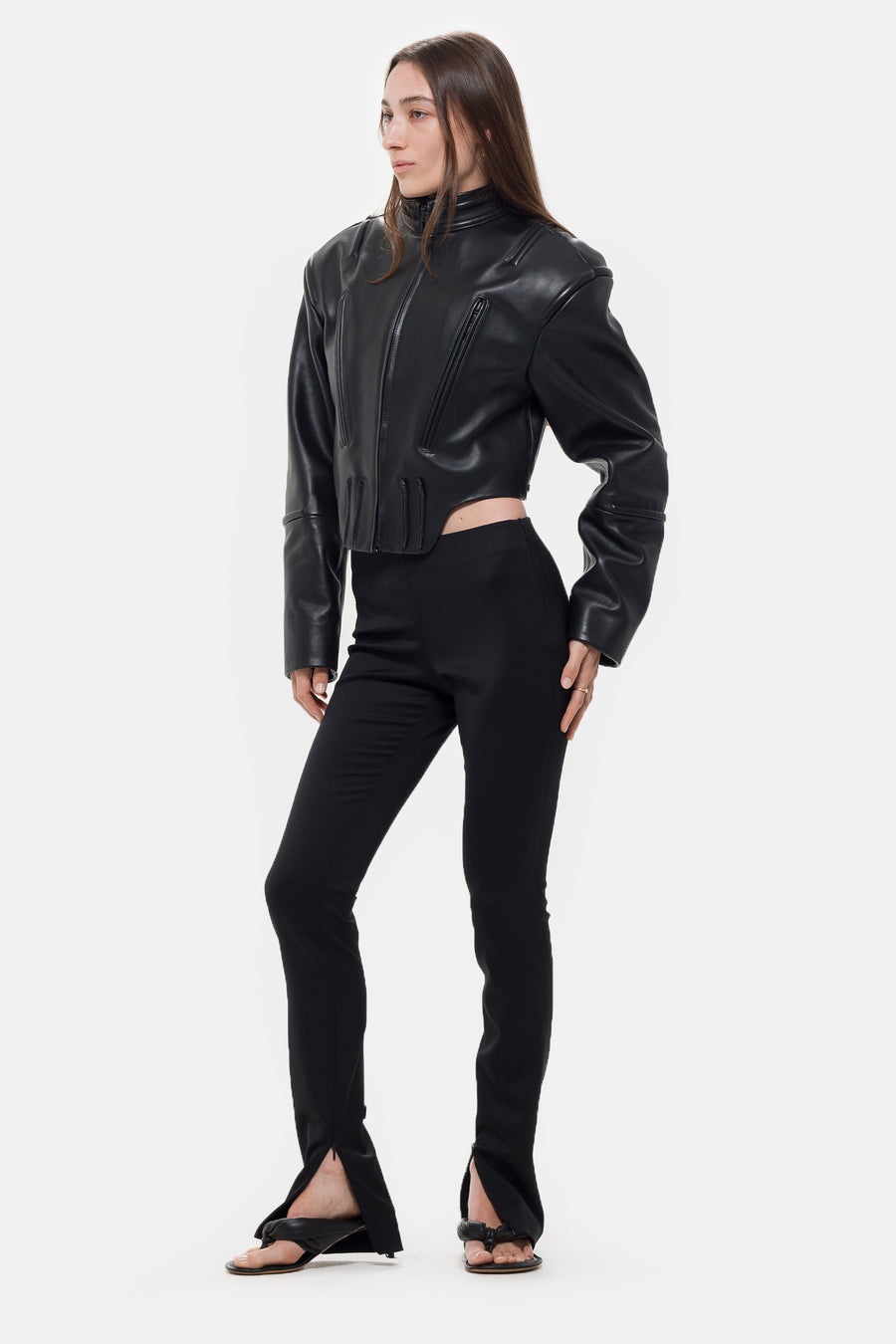 Trapeze Too Tight Suit Pant in Black - 2