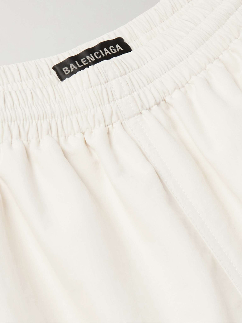 Wide-Leg Colour-Block Cotton-Blend Shell Track Pants 3