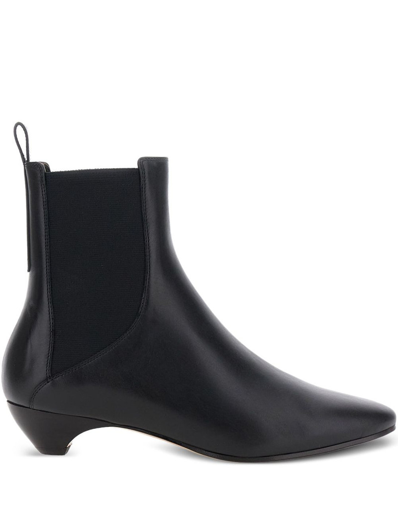 Allegra elasticated-panel pointed-toe boots 1