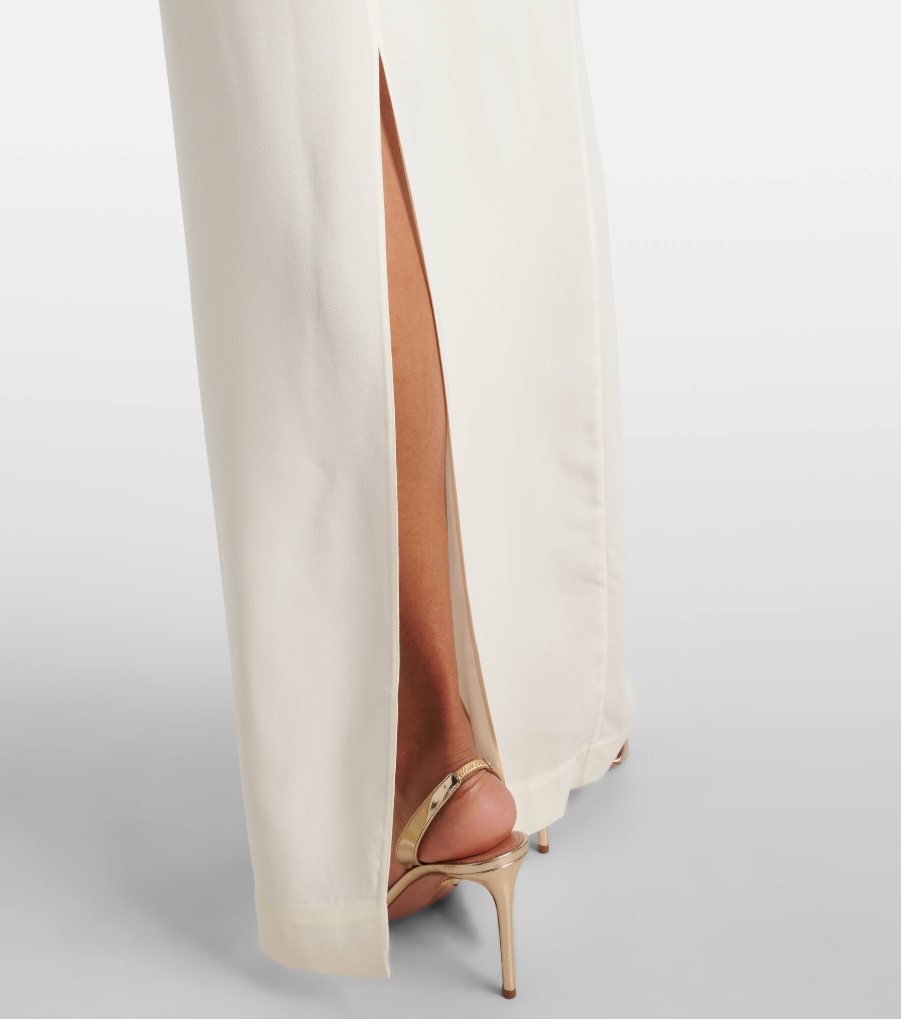 Maddalena draped crêpe cady gown - 5
