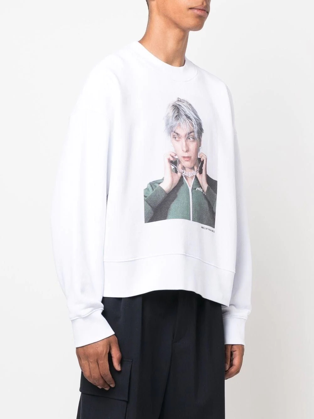 photographic print sweatshirt - 3