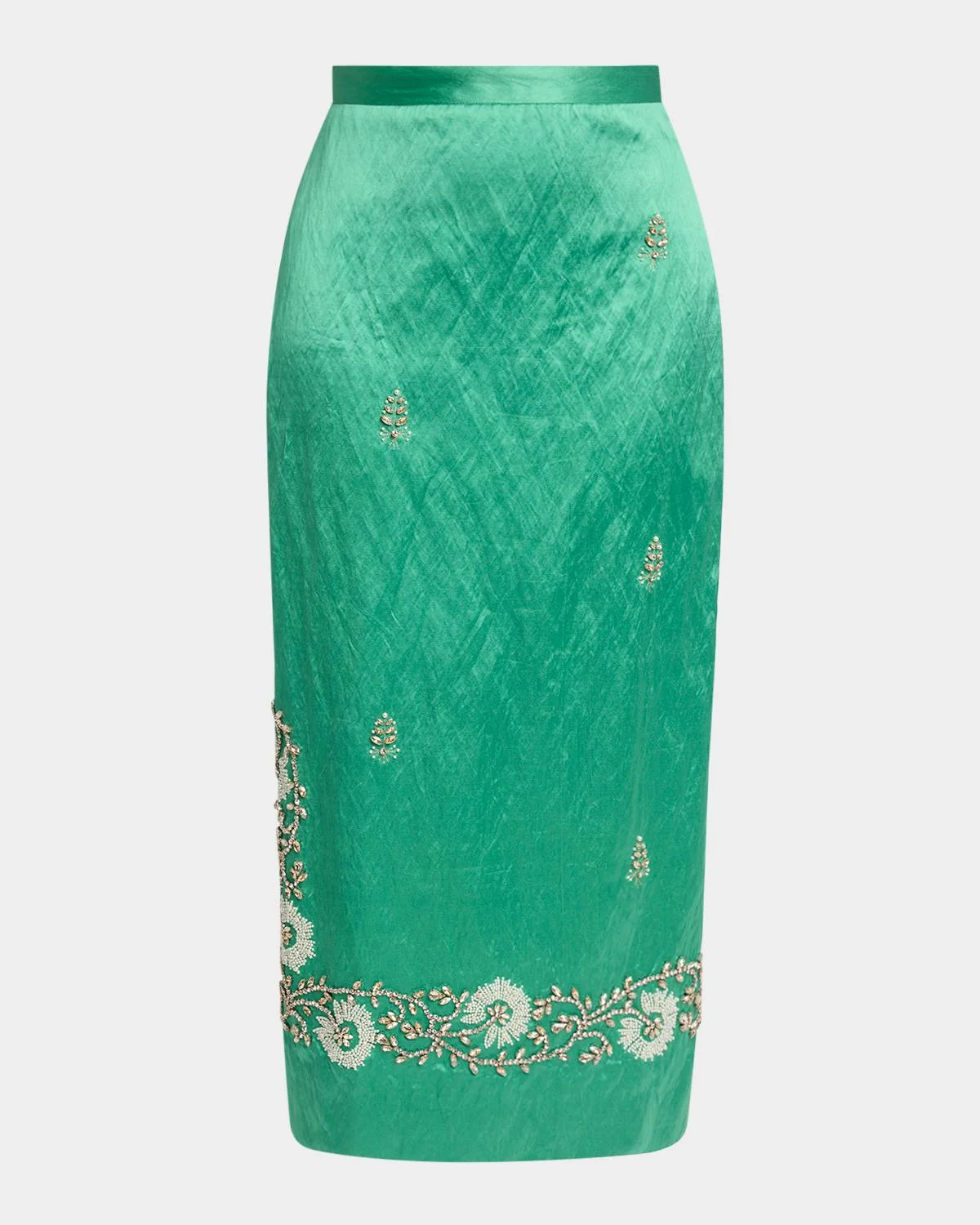 Embellished Midi Skirt - 1