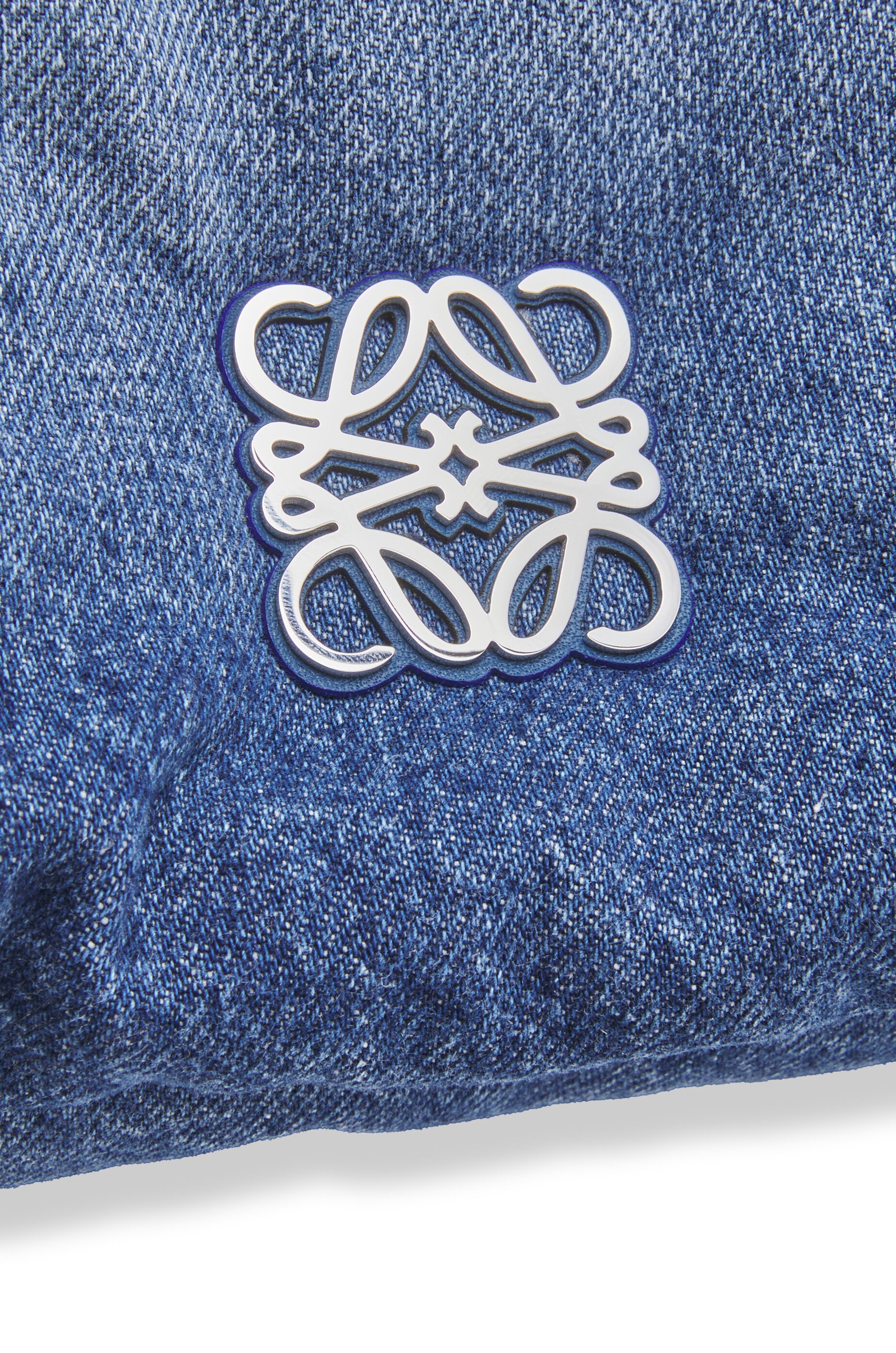 Puffer Goya bag in denim - 7