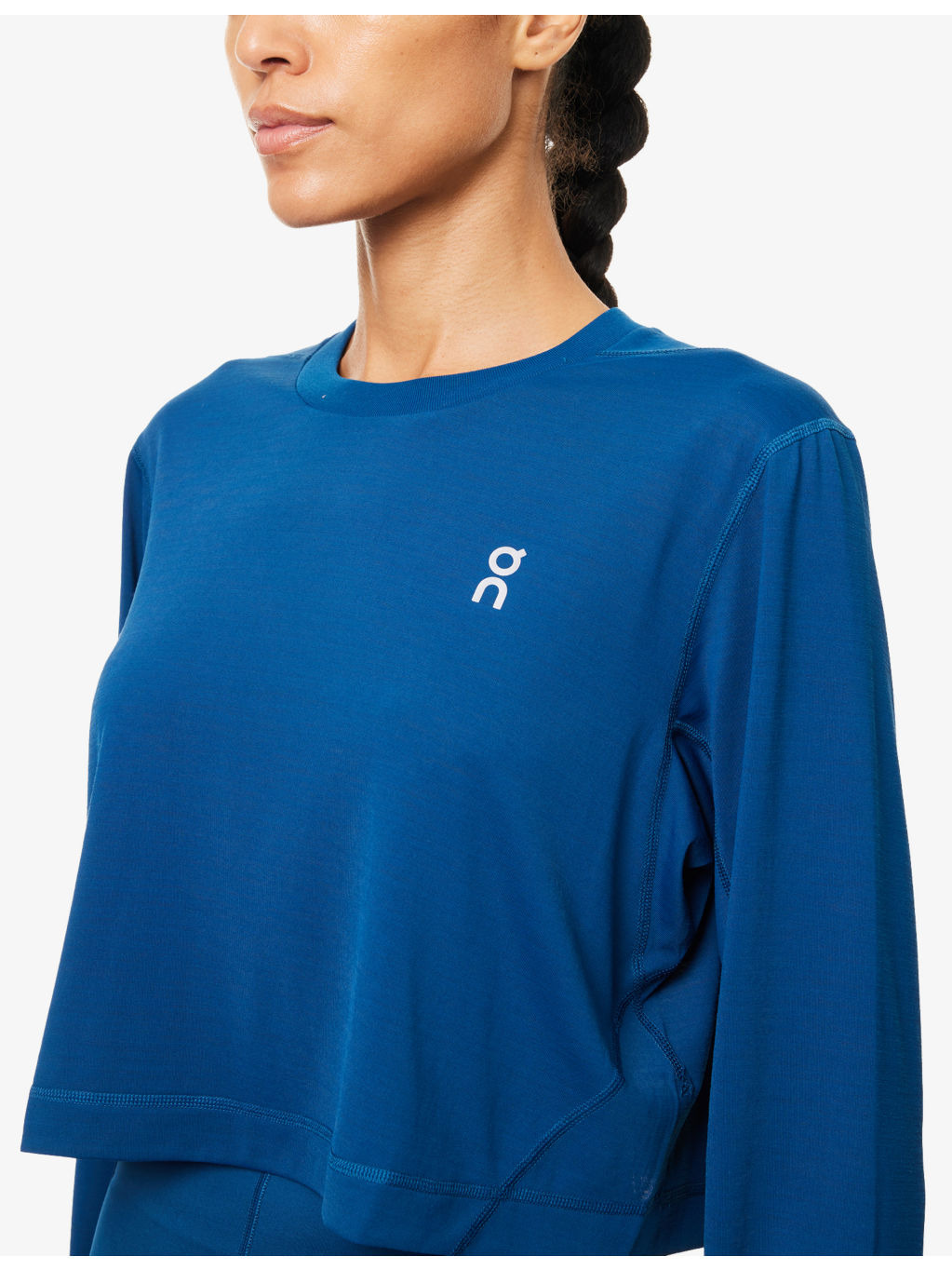 Cropped Logo-Print Woven Top - 5