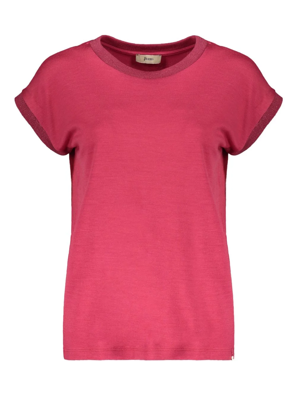 short-sleeve wool T-shirt - 1