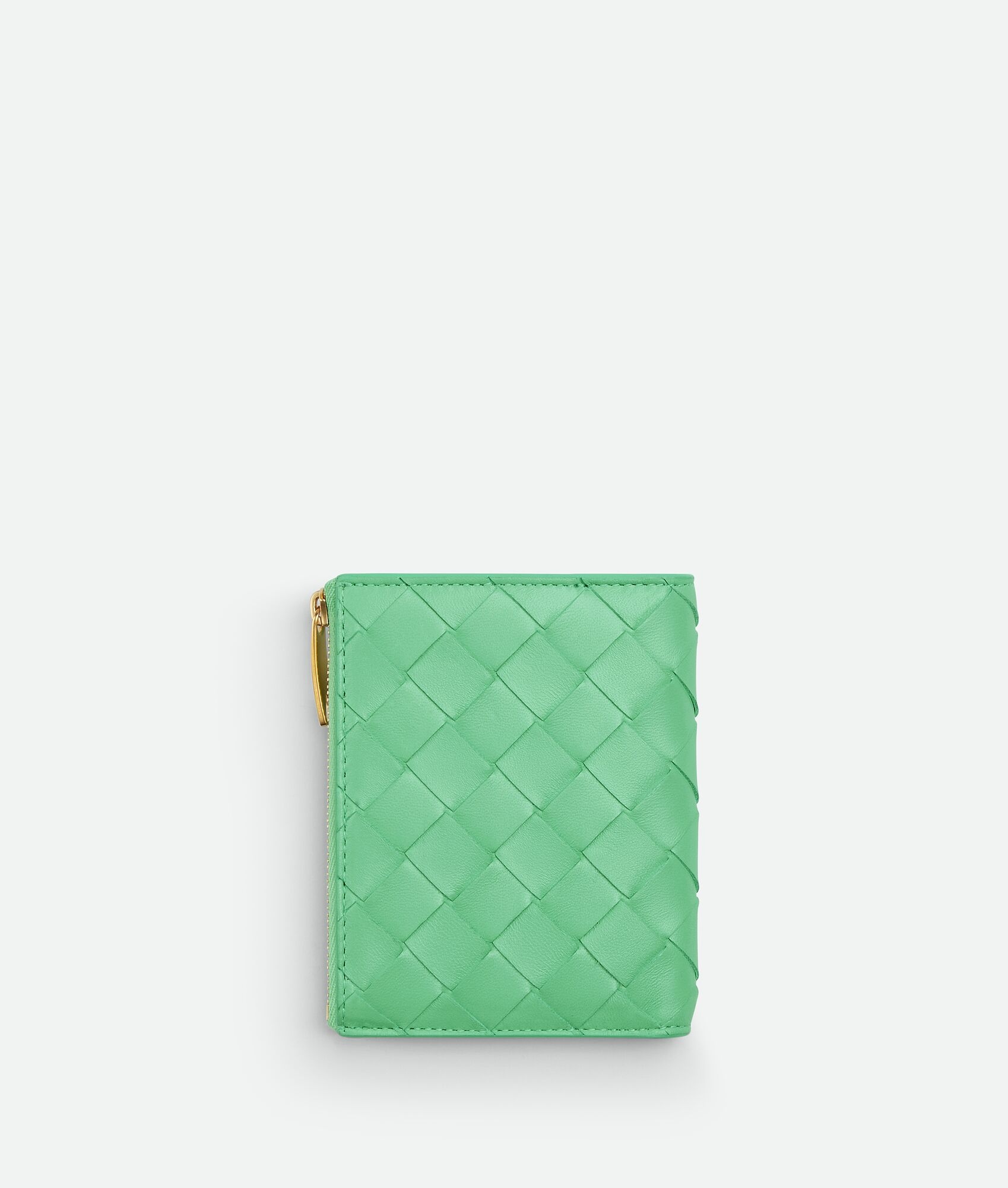 Small Intrecciato Bi-Fold Zip Wallet - 3