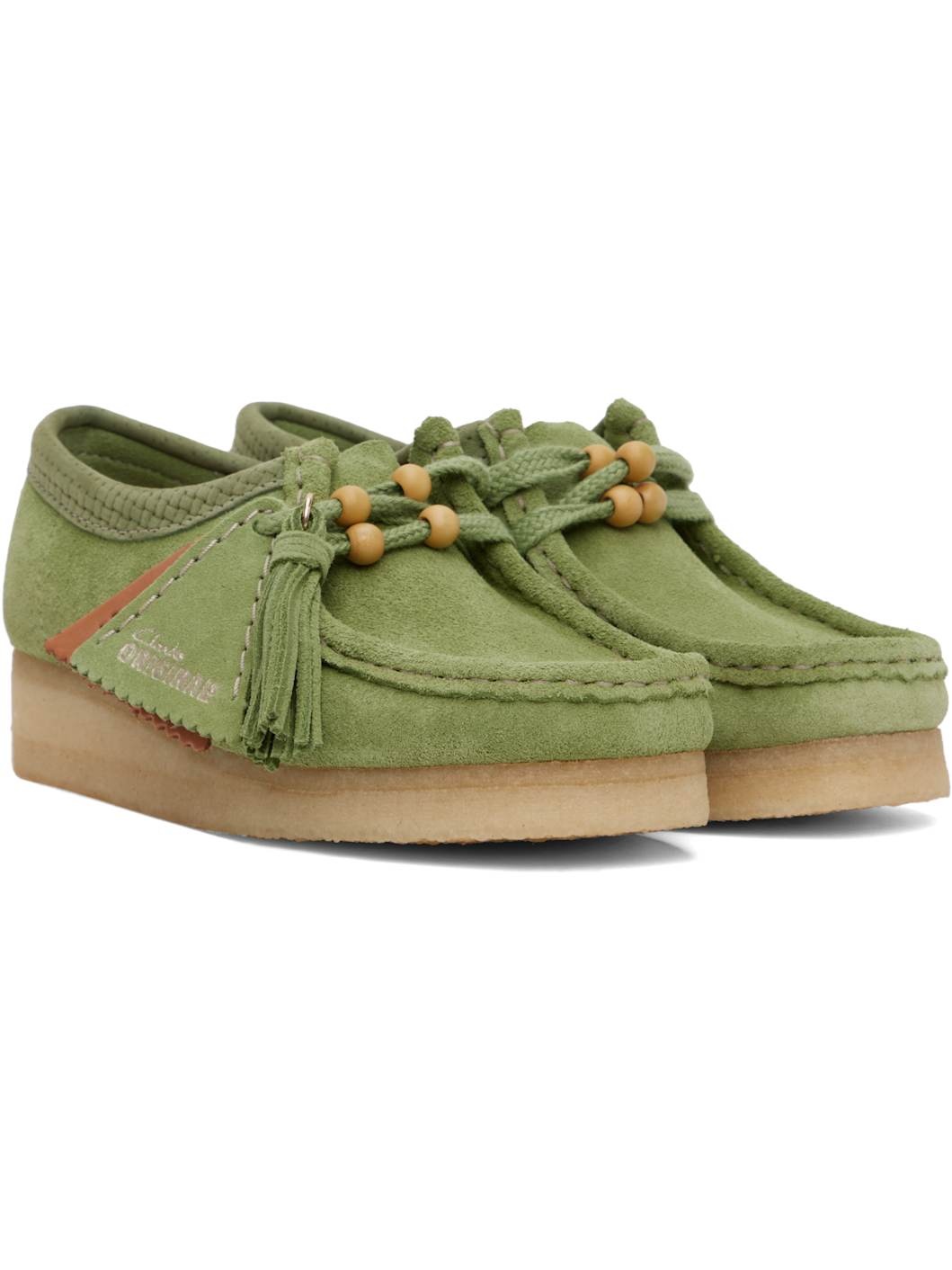 Green Wallabee Derbys - 4