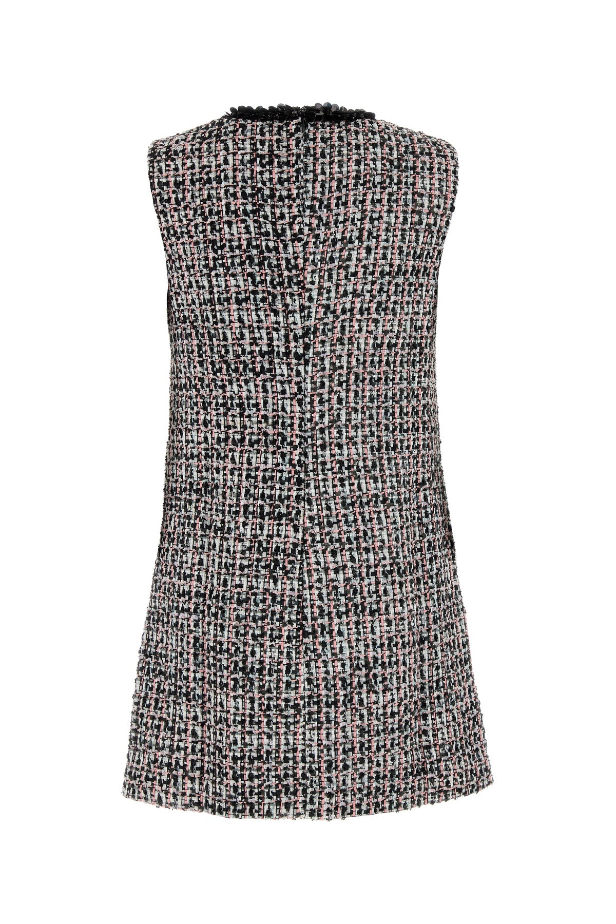 Multicolor tweed mini dress - 2