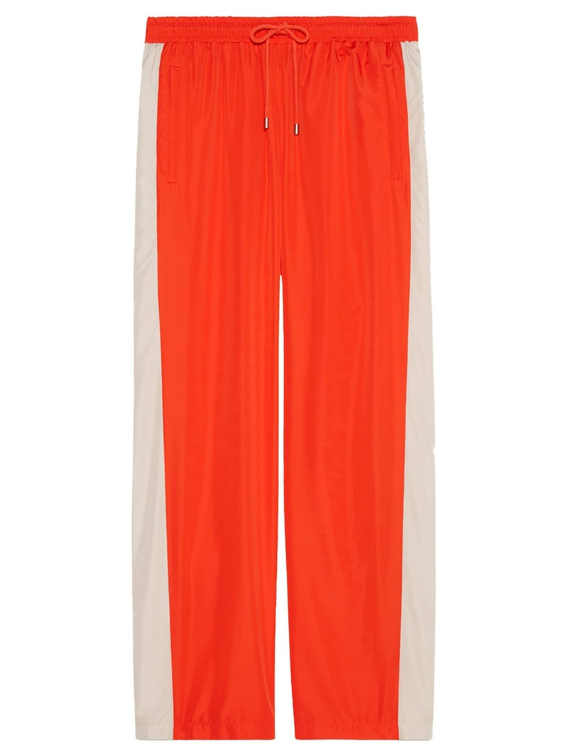 side-stripe track pants - 1
