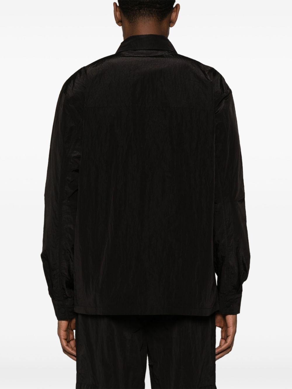 Kano crinkled-finish overshirt - 4