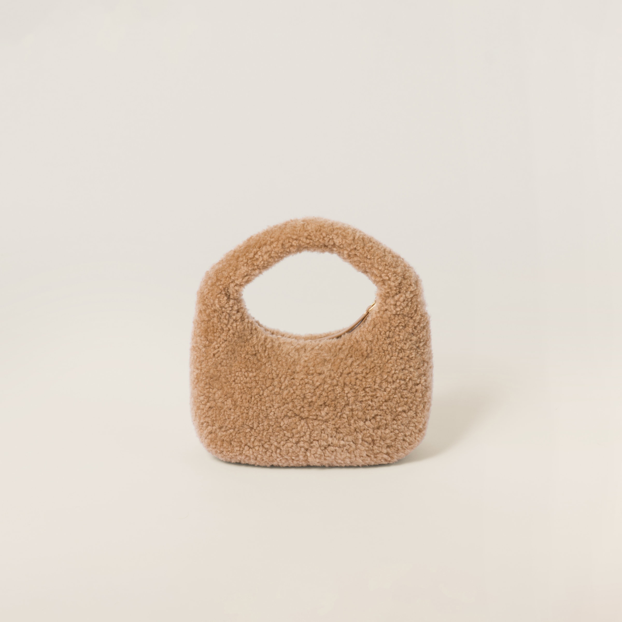 Wander shearling hobo bag - 4