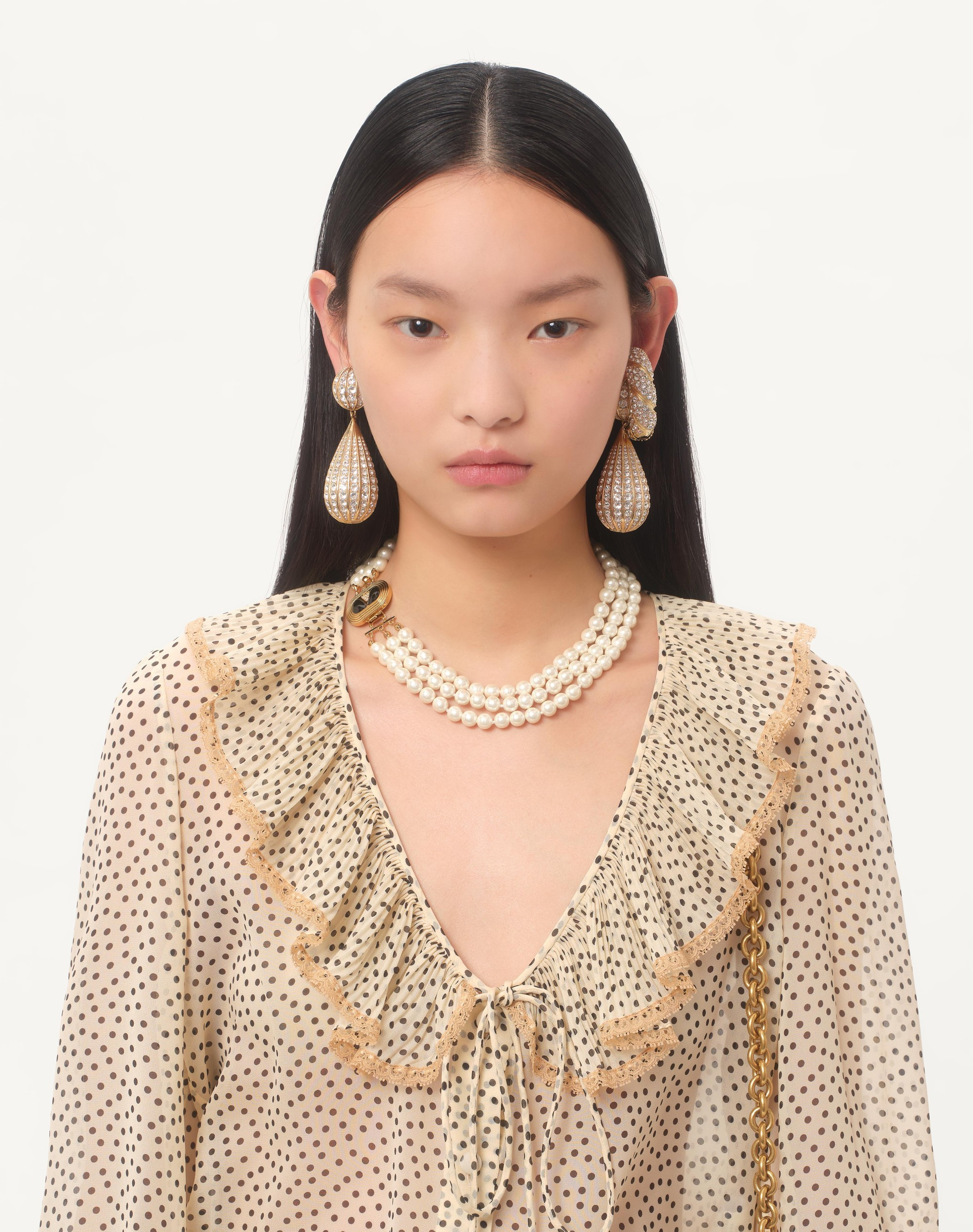 LIGHT GEORGETTE SHIRT WITH PLUSDEPOIS PRINT - 4