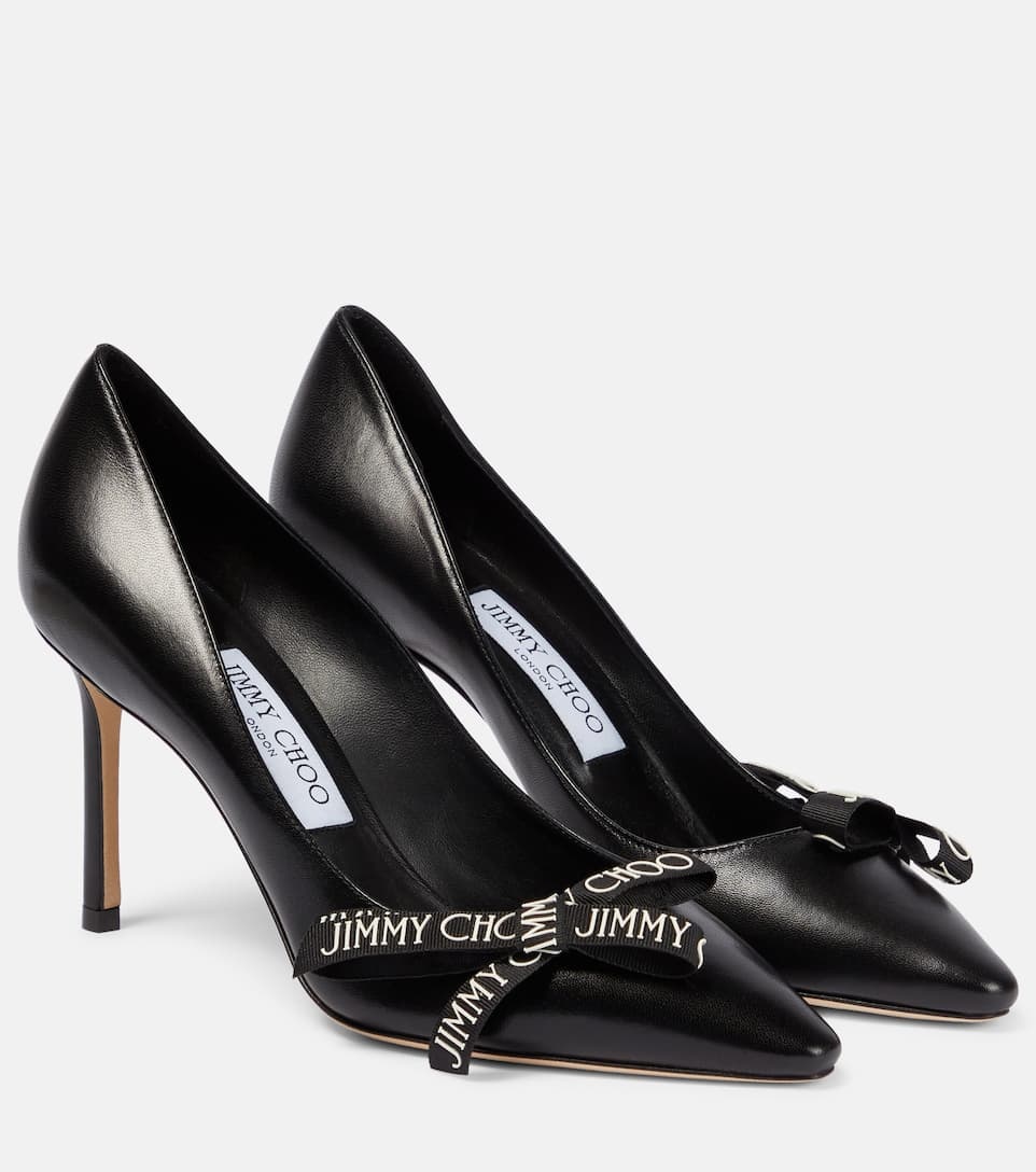 Romy 85 leather pumps - 1