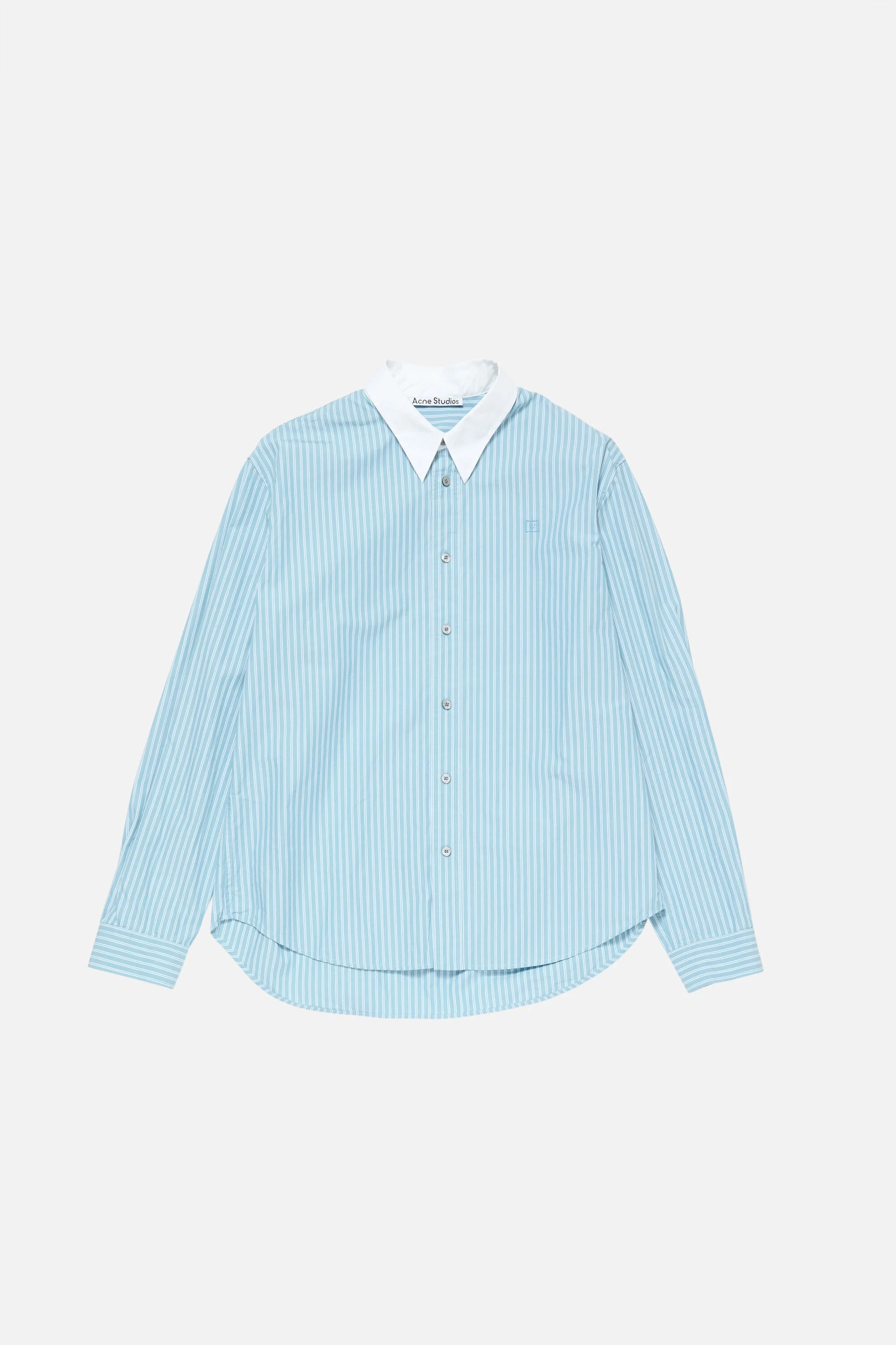 Button-up shirt - Turquoise blue - 1