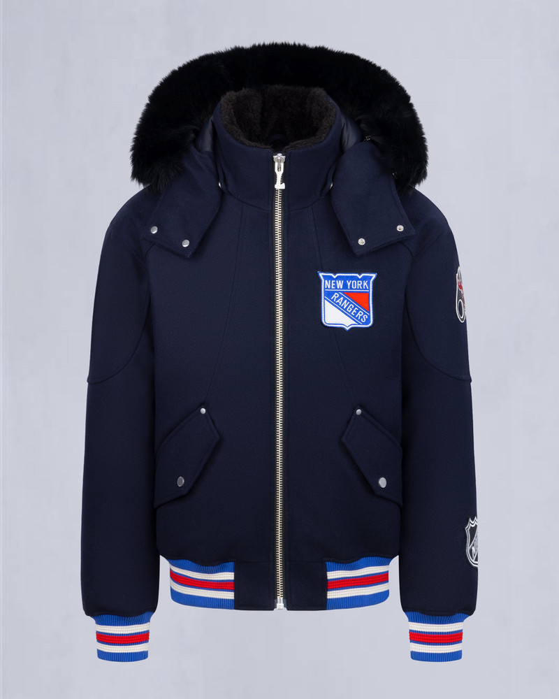 NHL X MOOSE KNUCKLES RANGERS BOMBER JACKET 5