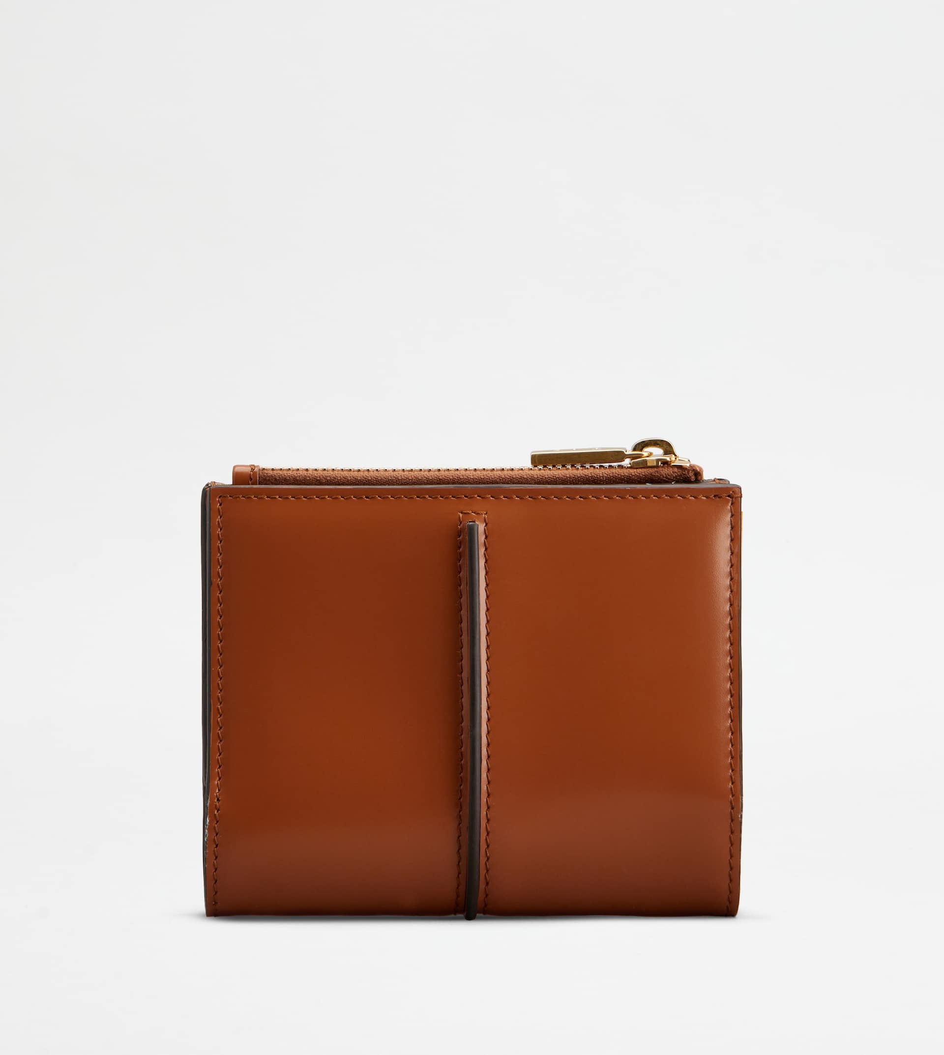 T TIMELESS WALLET IN LEATHER - ORANGE - 3