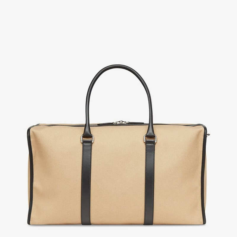 Large beige canvas bag 3