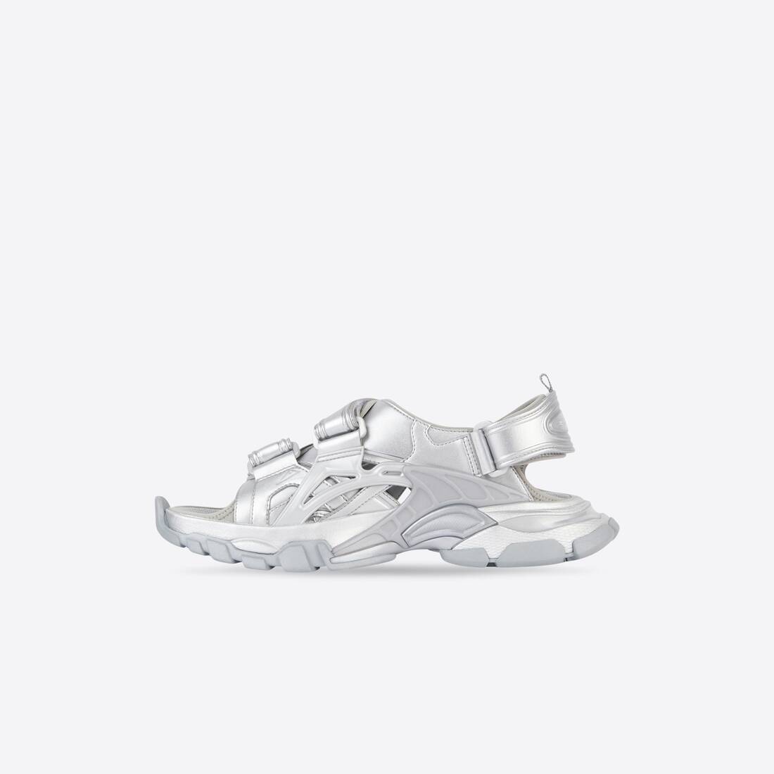 Women's Track Sandal in Silver - 4