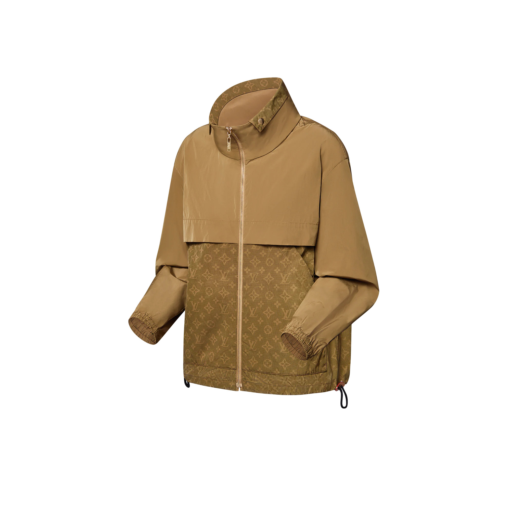 Monogram Accent Zip-Up Parka - 2