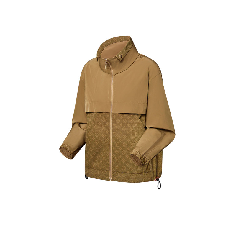 Louis Vuitton Monogram Accent Zip-Up Parka outlook