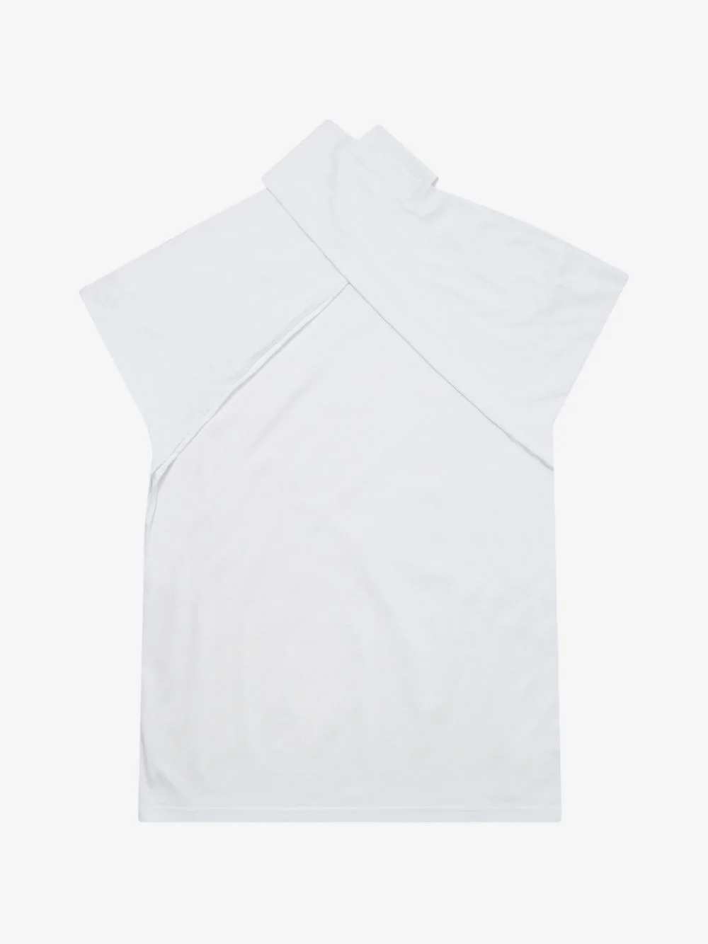 wrap-detail T-shirt - 1