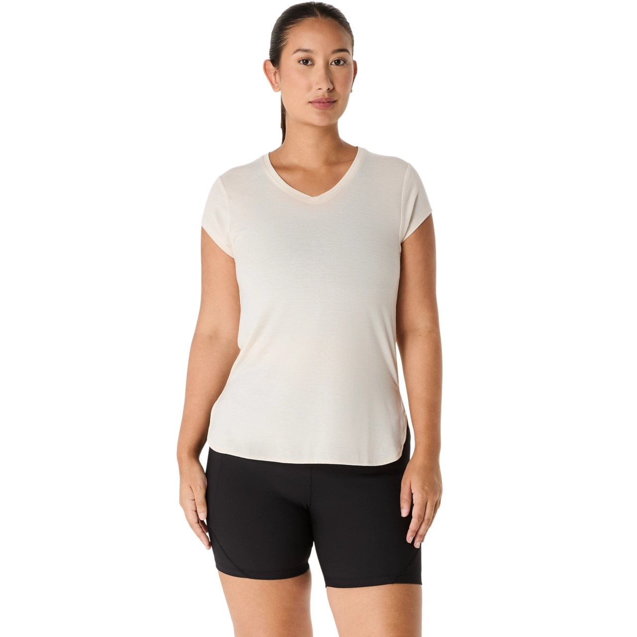 WOMEN'S HEATHER VNECK TOP - 1