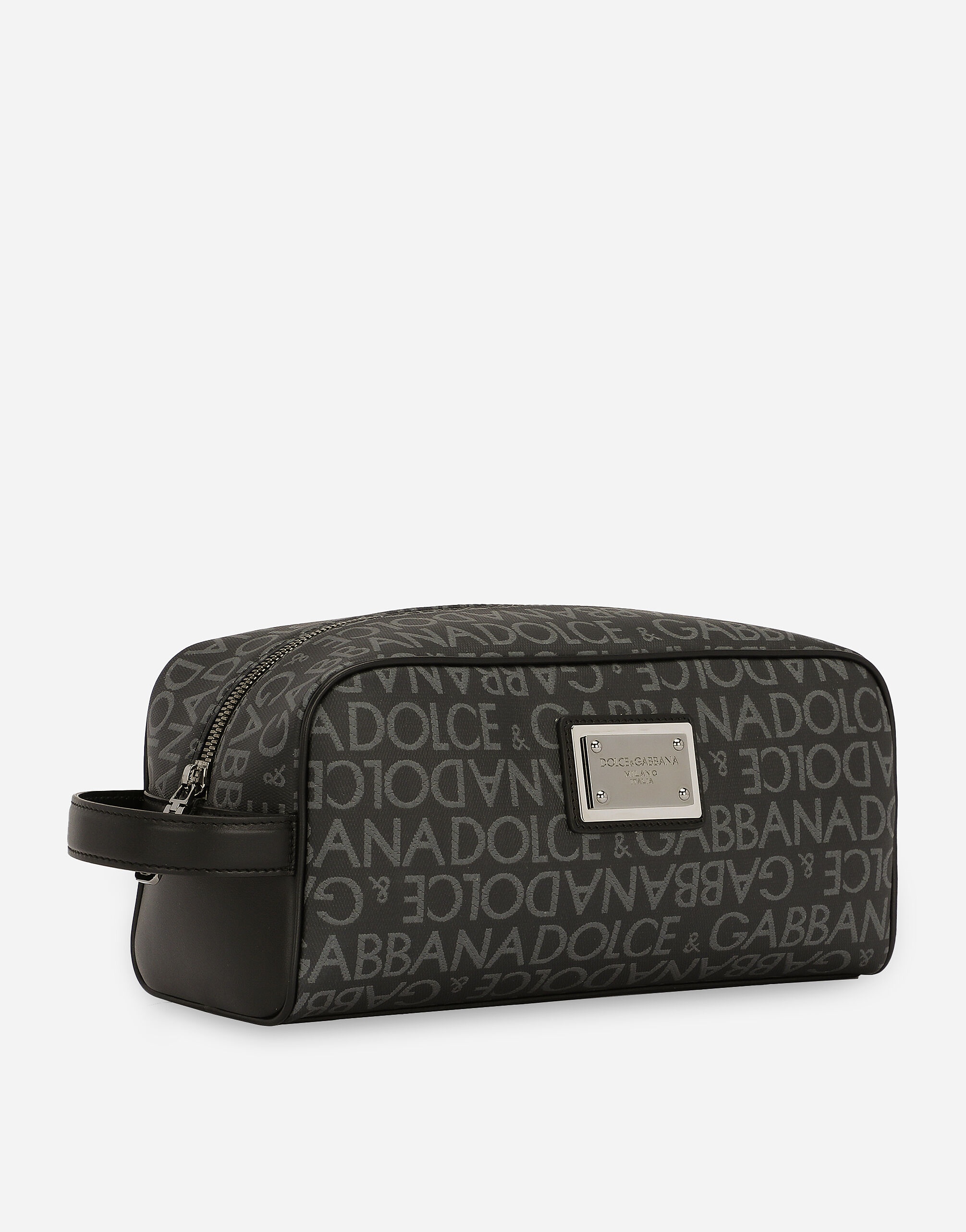 Coated jacquard toiletry bag - 2