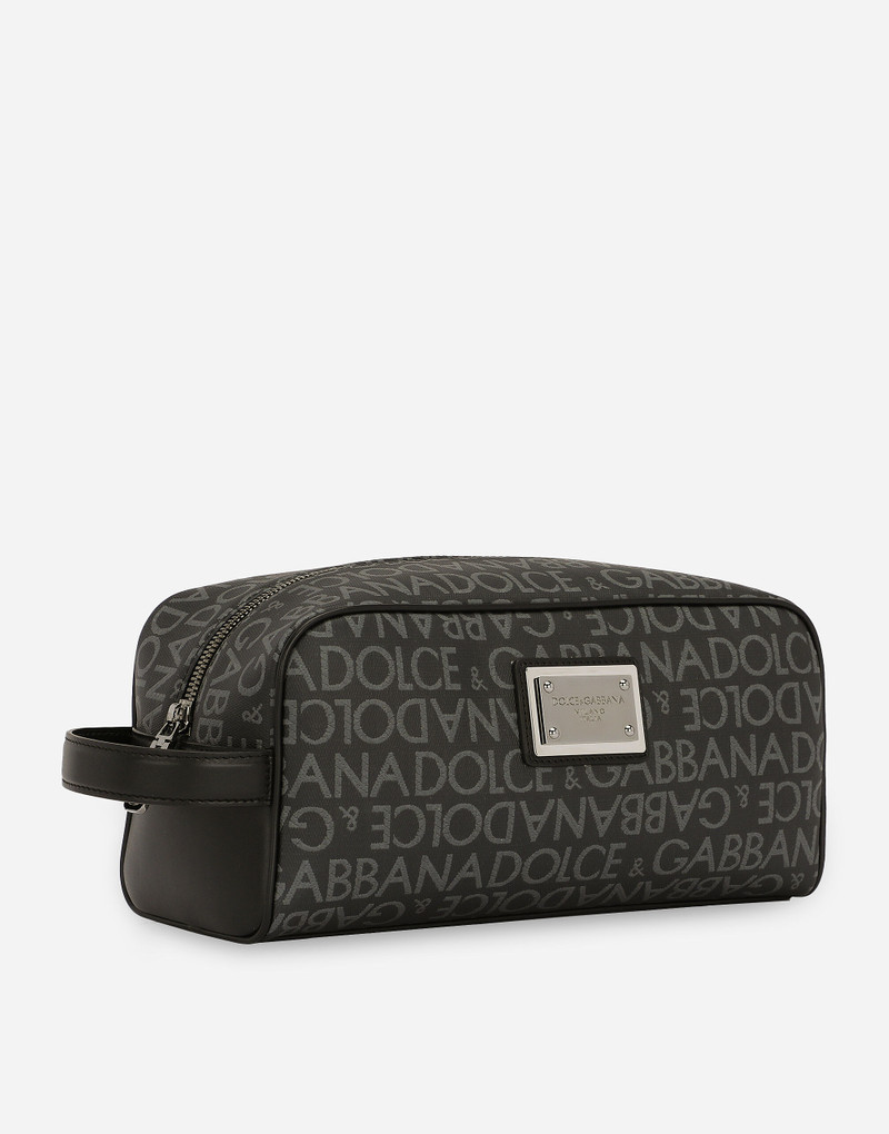 Dolce & Gabbana Coated jacquard toiletry bag outlook