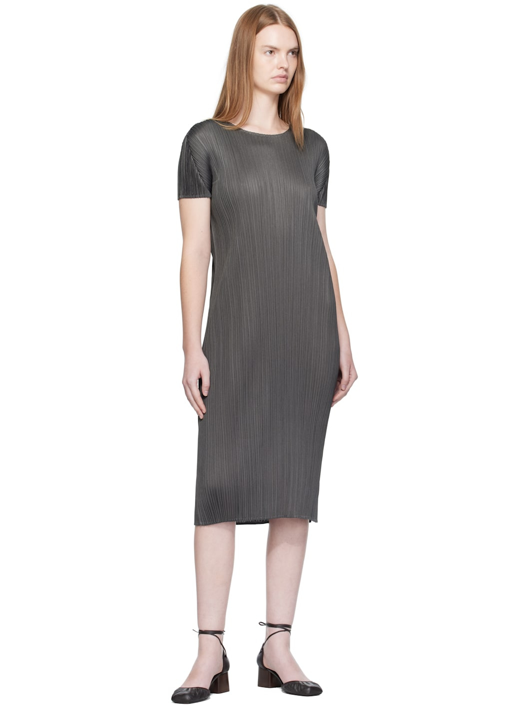 Gray Monthly Colors June Midi Dress - 4