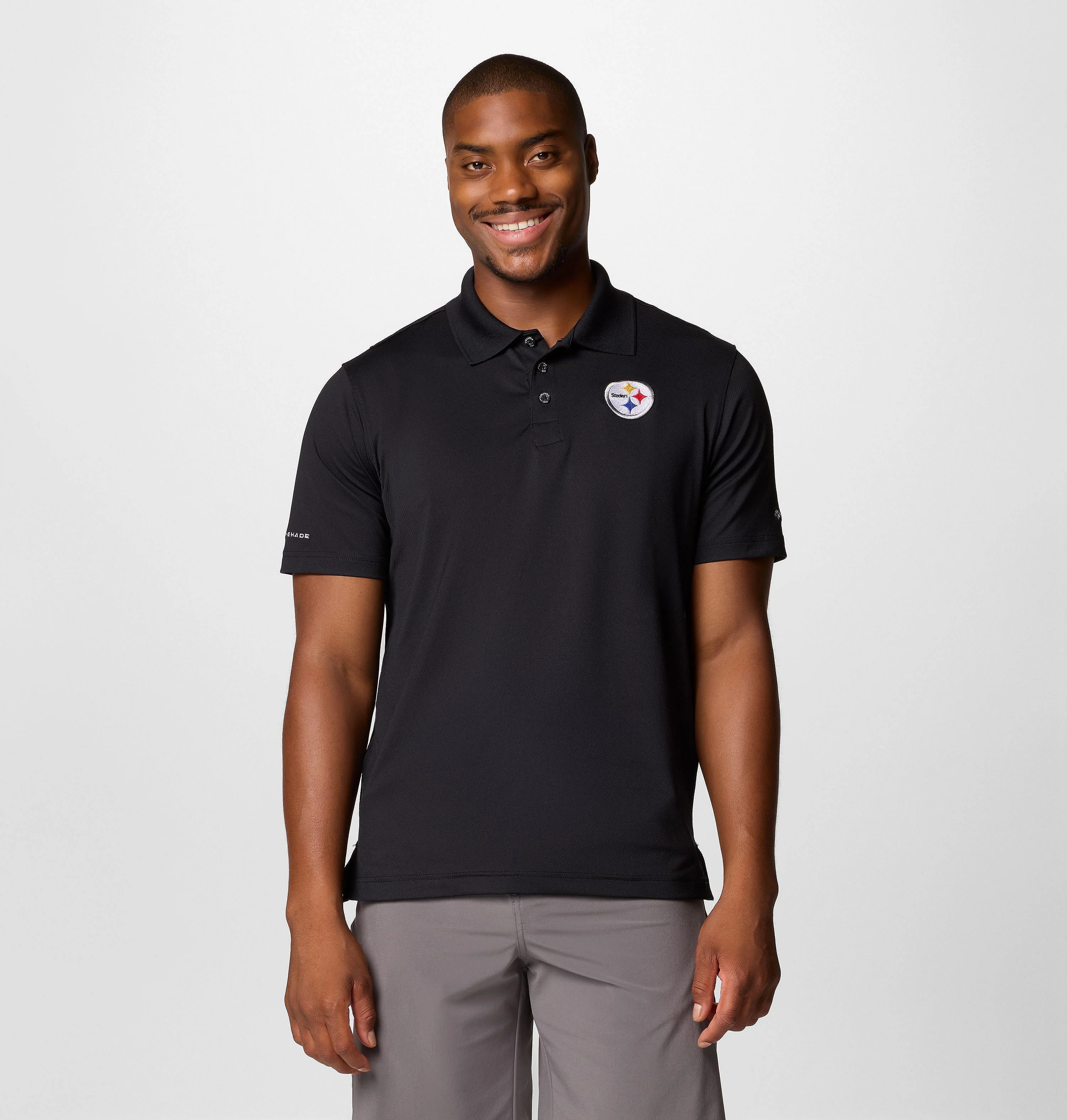 Men's PFG Low Drag Offshore Polo - Pittsburgh Steelers - 1