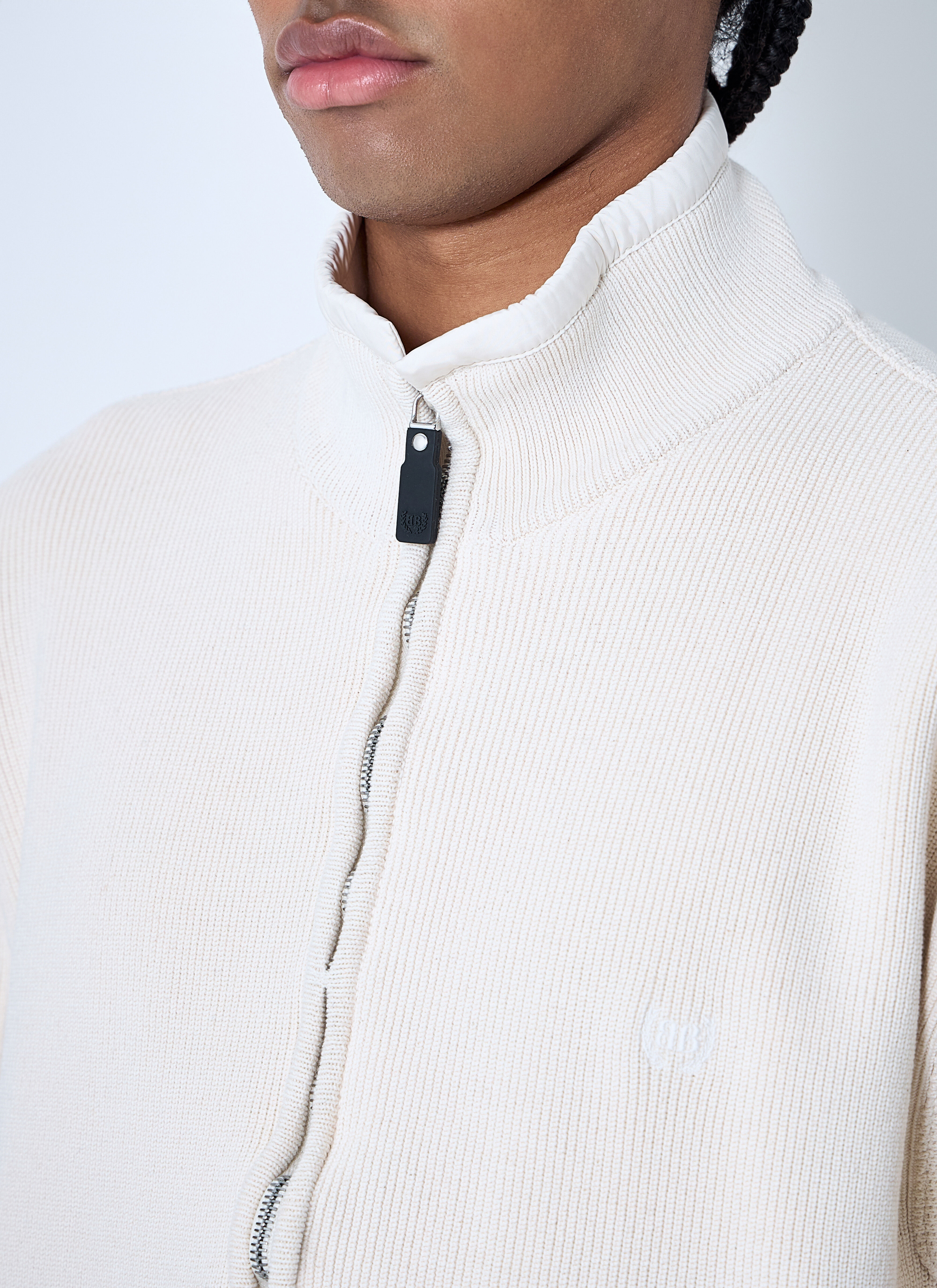 Interwined Zip-Up Sweater - 5
