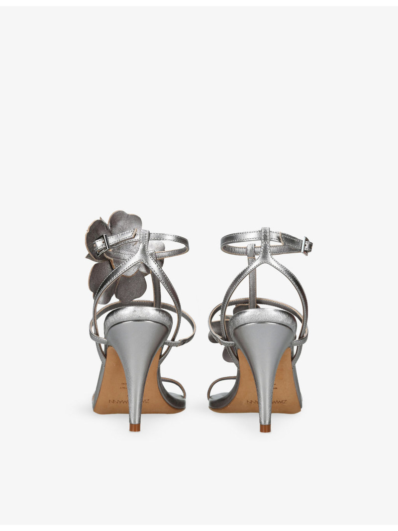 Zimmermann Belara 85 Leather Sandals outlook