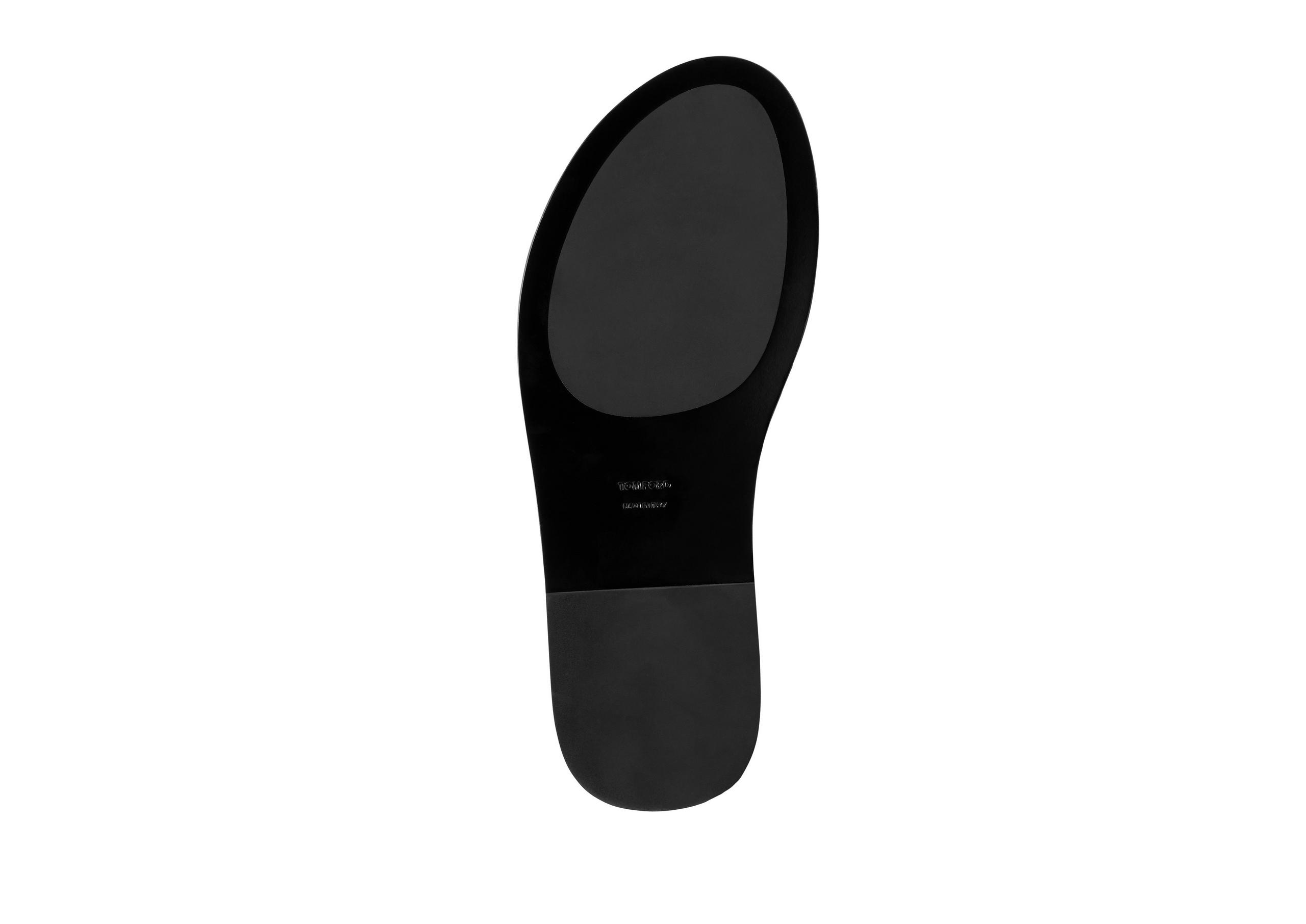 SMOOTH LEATHER BRIGHTON SLIDE - 4