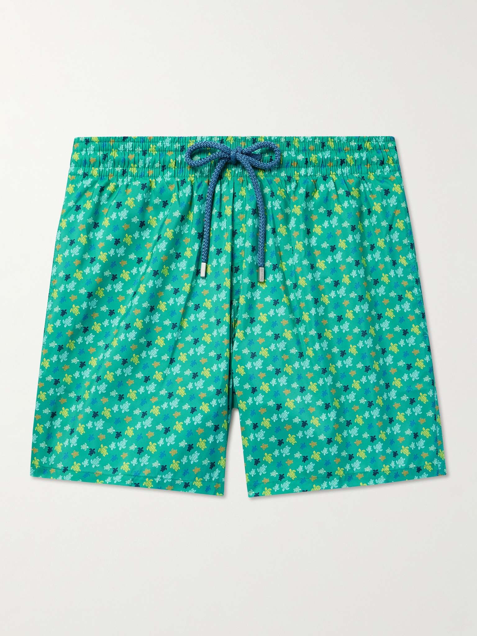 Mahina Slim-Fit Mid-Length Printed Recycled Swim Shorts - 1
