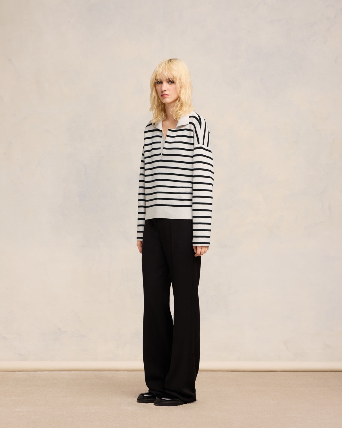 AMI EMBROIDERY SAILOR POLO - 6