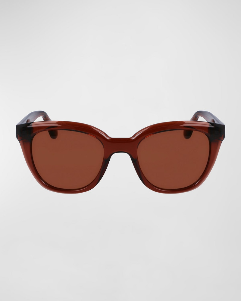 Logo Plastic Cat-Eye Sunglasses 3