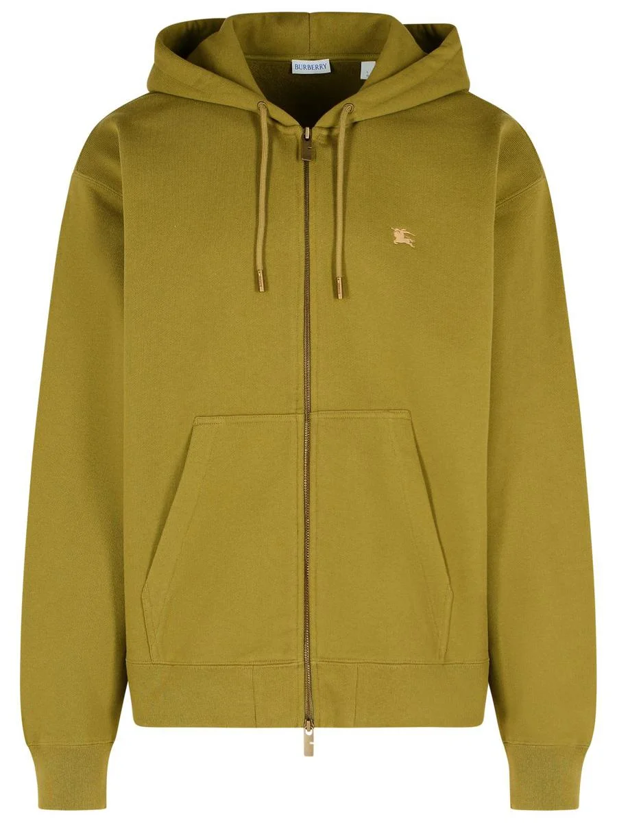 Burberry 'Rory Ck' Green Cotton Sweatshirt - 1