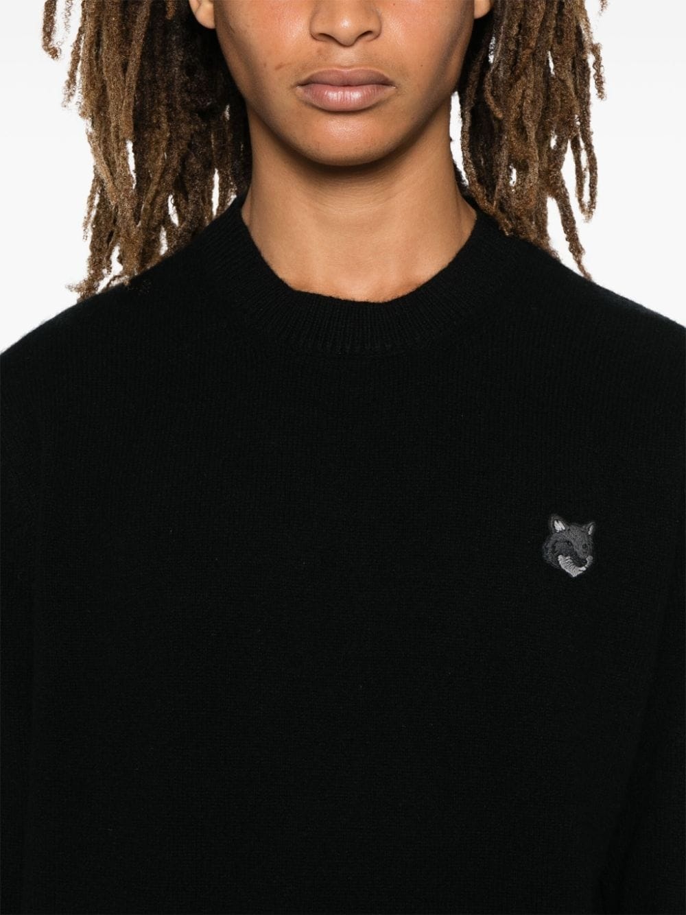 fox-motif sweater - 5