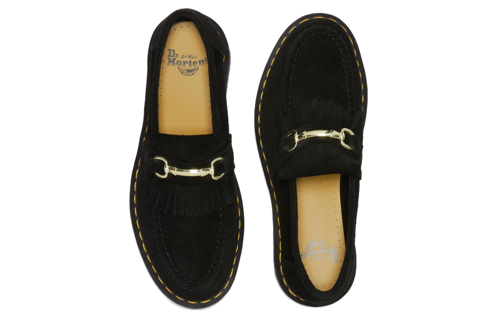 Dr. Martens Snaffle Suede Loafers 'Black - Desert Oasis Suede' 27425001 - 3