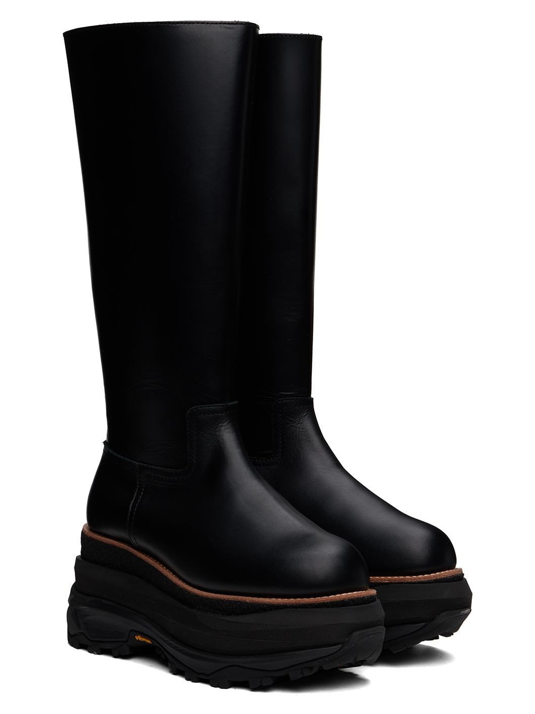 Black Long Tall Boots - 4