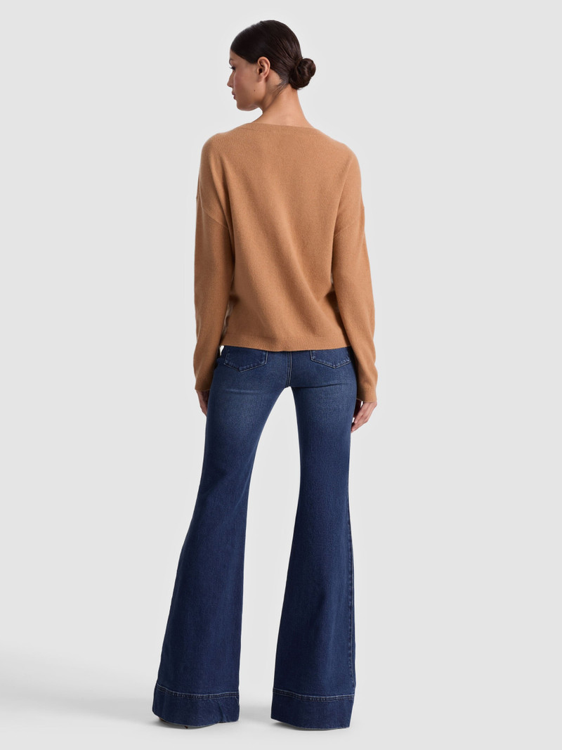 Alice + Olivia WILLIAMS CASHMERE PULLOVER outlook