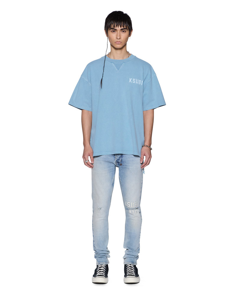 Ksubi K-LOCK BIGGIE SS TEE SUMMER BLUE outlook