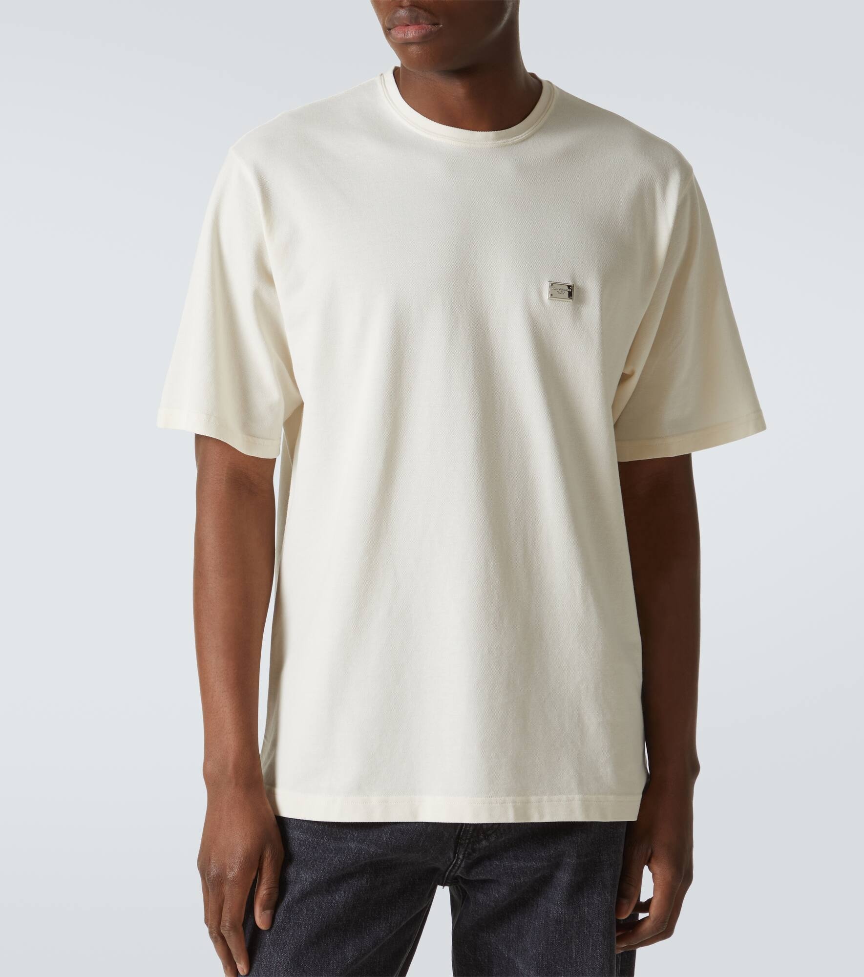 Cotton piqué T-shirt - 3