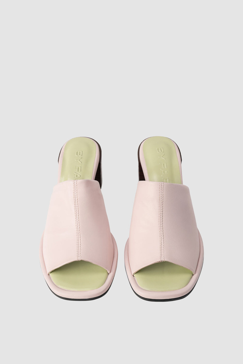 Francisco Baby Pink Nappa Leather Mule 3