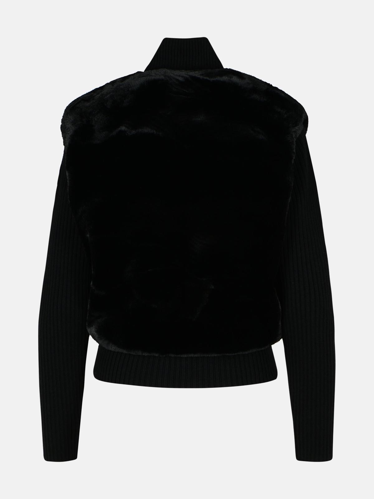 'DUA BUNNY' BLACK POLYESTER SWEATSHIRT - 3